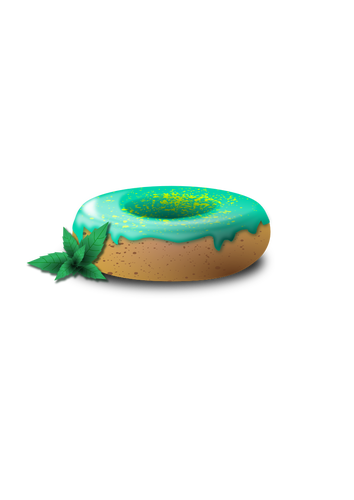 Donut vector image