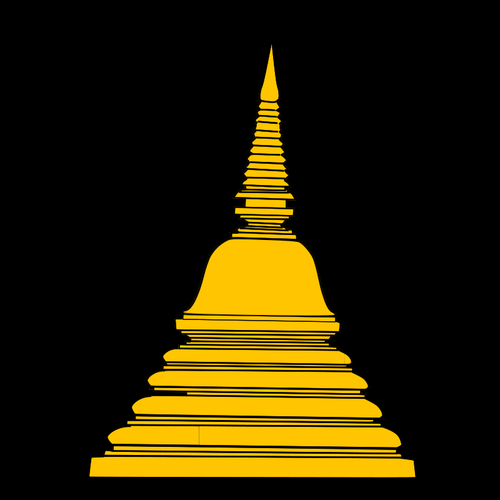 Bouddhiste temple vector clipart