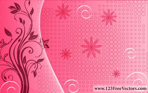 Pink Floral Background