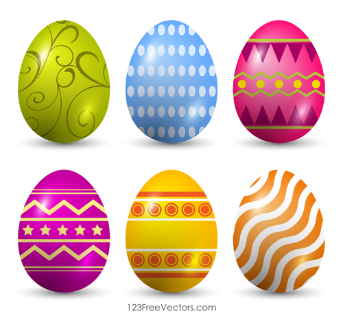 Huevos de Pascua vector pack