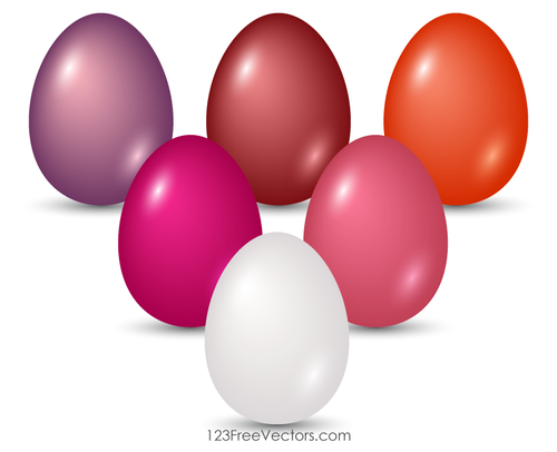 Barevná vajíčka na Velikonoce