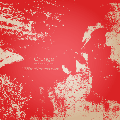 Fondo de grunge en color rojo