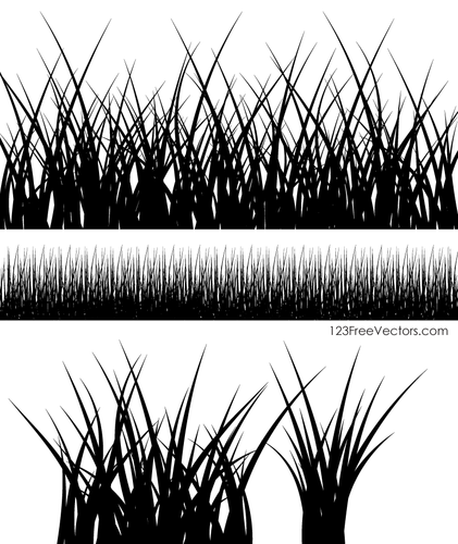 Gras-Silhouette