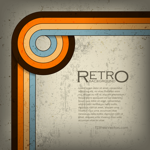 Abstrakte Retro tapet Design