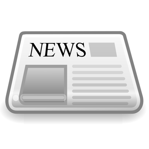 Internet news reader icône vector illustration