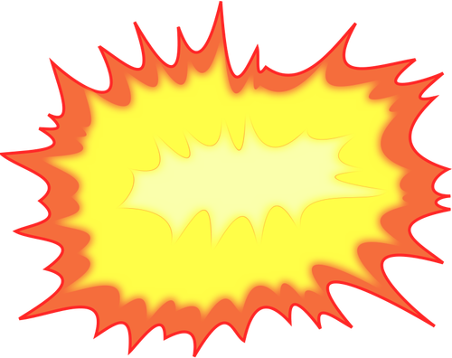 Explosion-Vektor-illustration