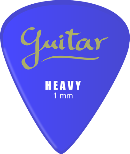 Gráficos de vetor de palheta de guitarra