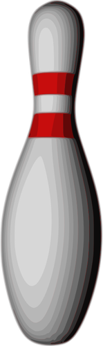 Illustrazione vettoriale di bowling pin icona