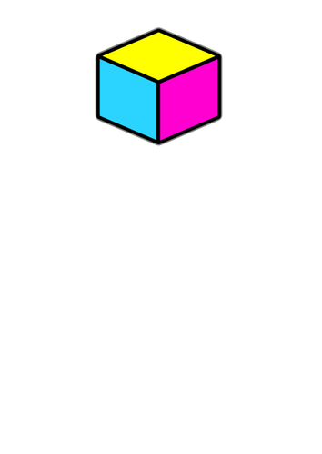 Vektor-Bild aus einer Farbe-box