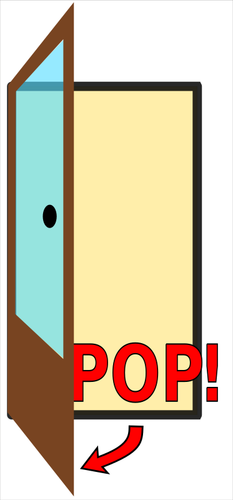 Panneau de porte pop