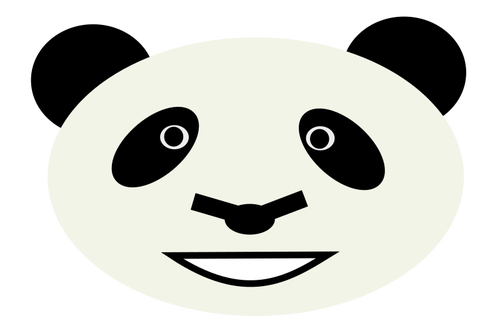 Pandas ansikt