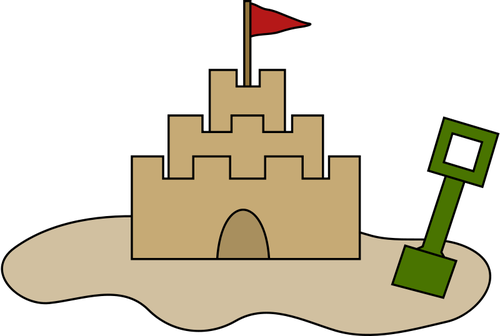 Illustrazione vettoriale del castello