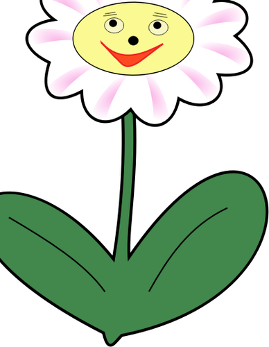 Simple daisy vector image