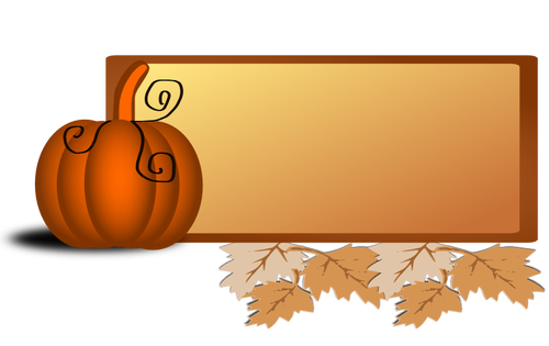 Fall border vector illustration