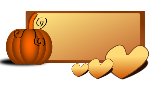 Fall border vector image