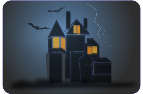 Casa de fantasmas vector imagem