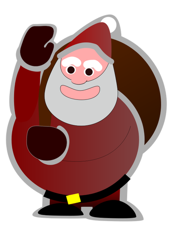 Sweet Santa Claus vector