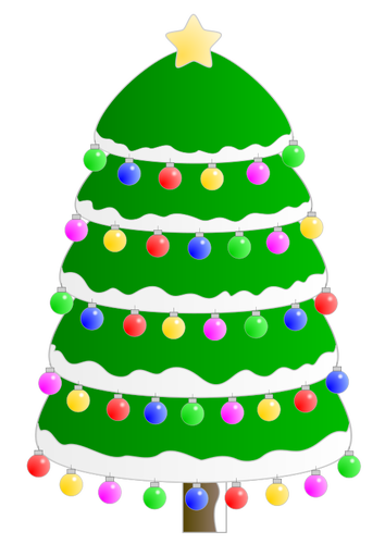 Árbol de Navidad gráficos vectoriales