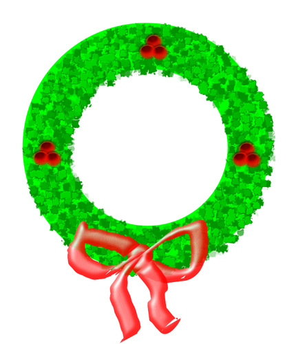 Christmas Wreath Vektorgrafiken