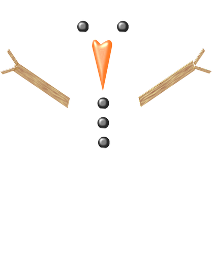 Snowman vector