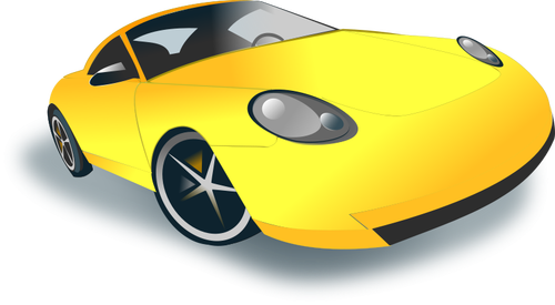 Dibujo vectorial de coche deportivo