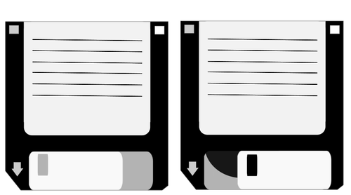 Diskettes Vector illustraties