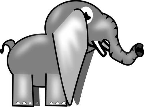 Image of a gray elephant