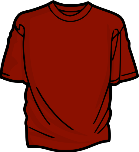 Grafica vettoriale t-shirt rossa
