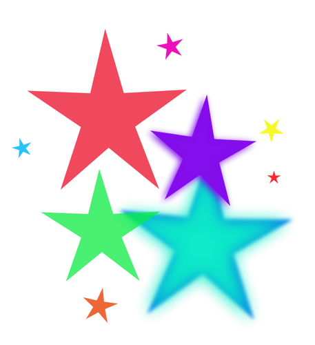 Colorful stars