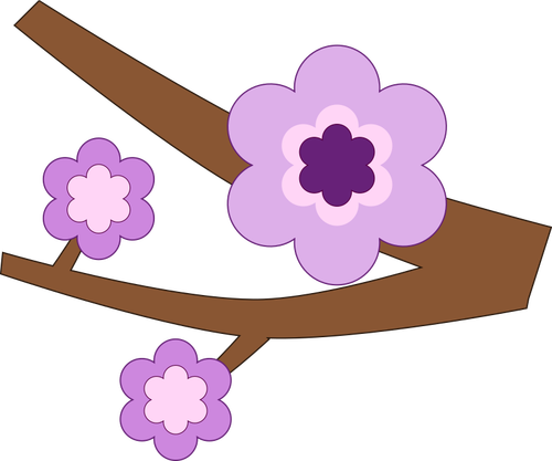 Paarse bloem