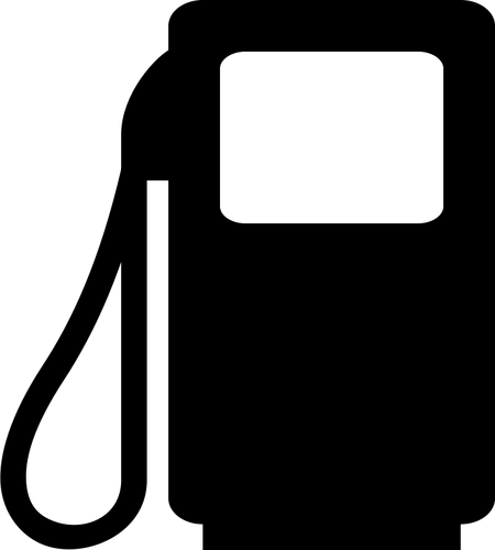 Vector afbeelding van pictogram voor benzinepomp