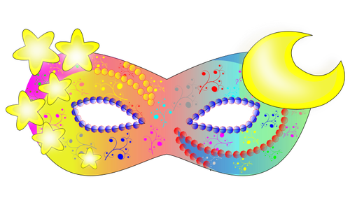 Girly carnival mask