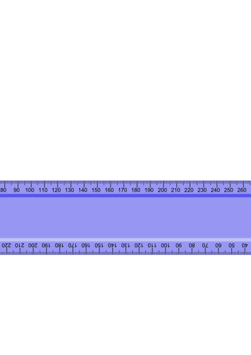 Biru penguasa vektor gambar