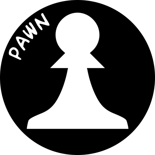 Board game pawn vector image