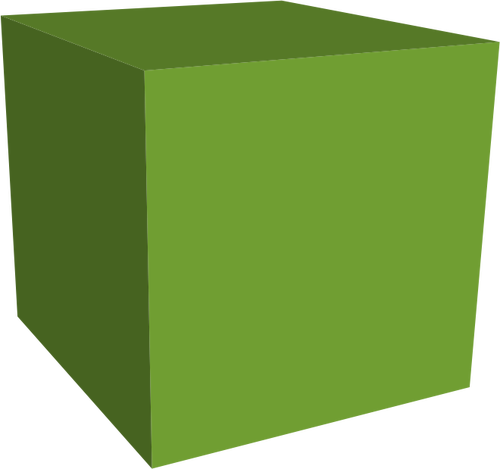 Groene kubus