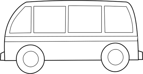 Autobuz Contur vectorial