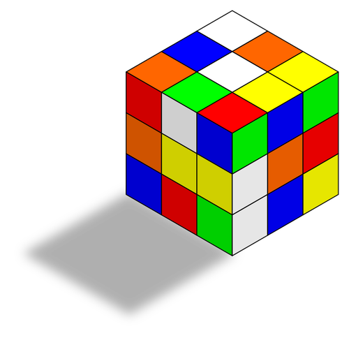 Rubik küpü çizim