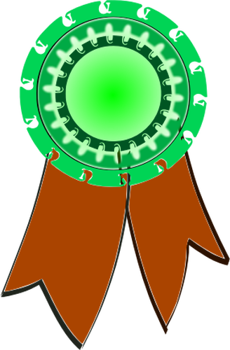 Award ribbon vector image