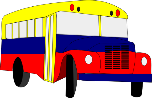 Vector imagine de autobuz chiva