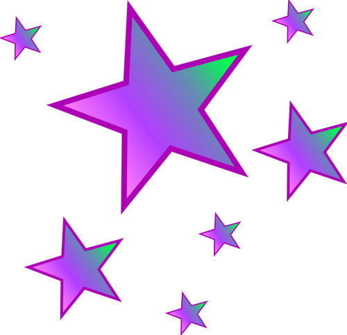 Prismatici stelle viola