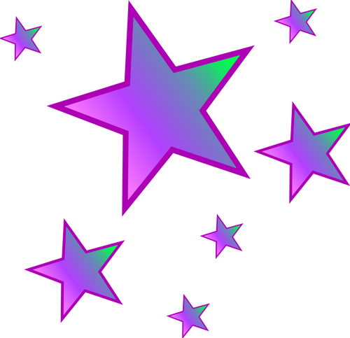 Prismatic purple stars