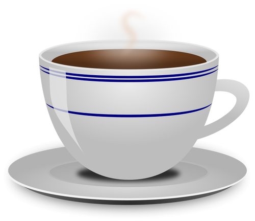 一杯のコーヒーのベクトル画像
