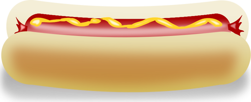 Illustrazione vettoriale di hot dog