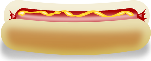 Hot dog vector illustrasjon