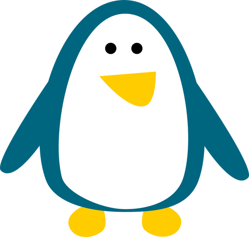 Penguin vector image