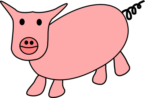 Caricature de cochon
