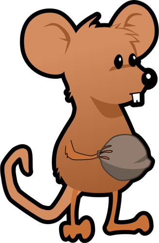 Grafica vectoriala de maro desen animat mouse-ul