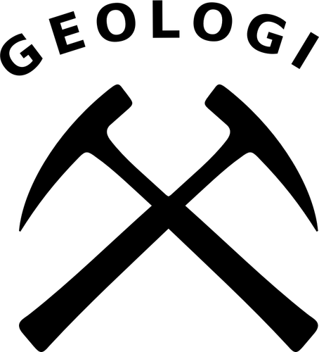 Geologie symbool vectorafbeeldingen