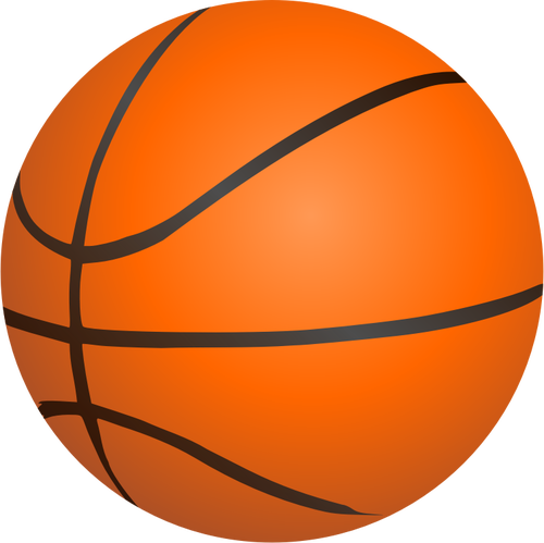 Basquete fotorealistas bola vetor clip-art