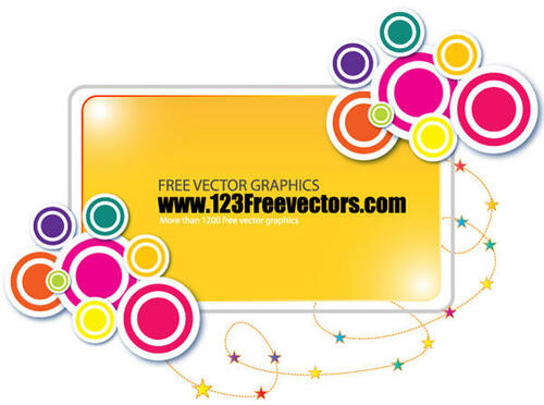 Funky banner vector